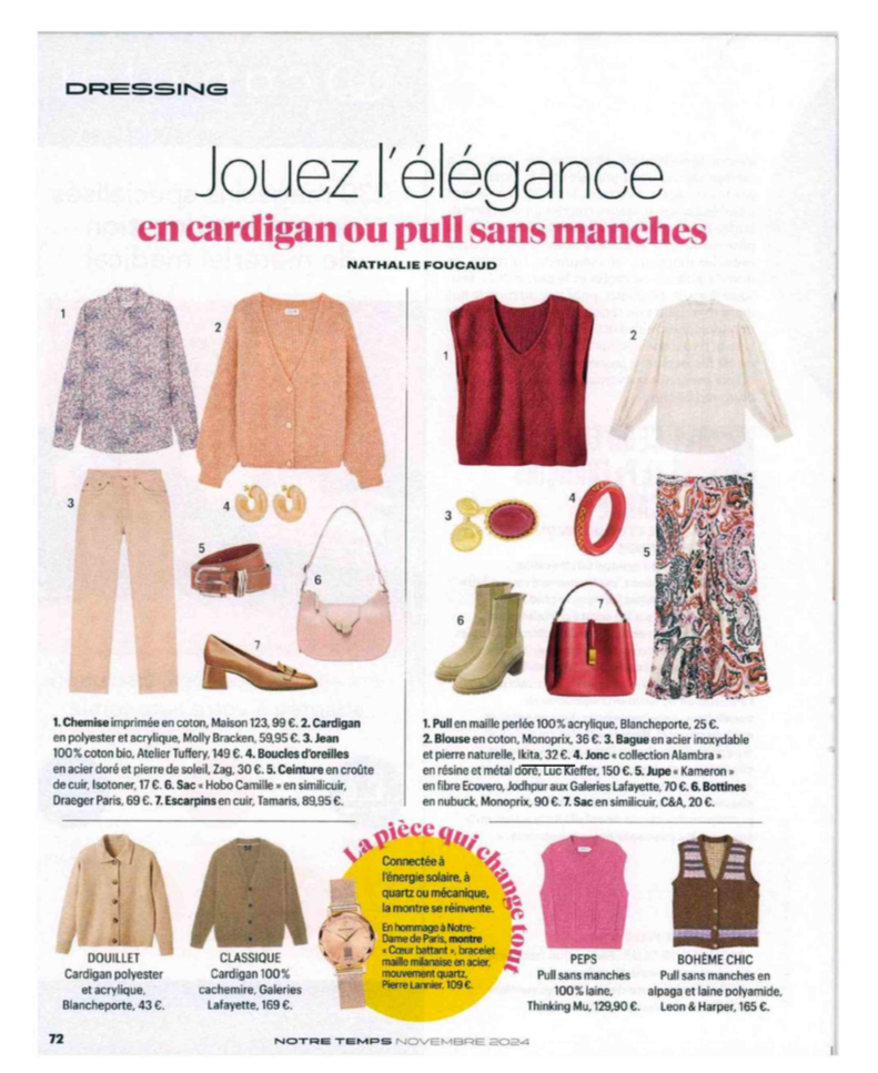 NOTRE TEMPS - 1 Novembre 2024 n°659