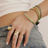 Bracelet Bouddhiste  Ikita Botanica - Lot de 5 joncs fins
