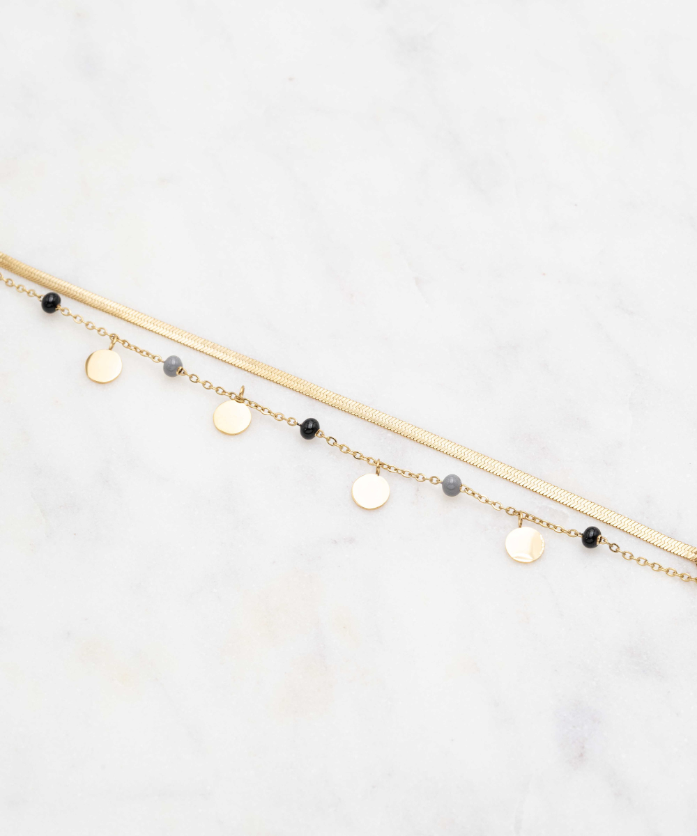 Bracelet Ikita Paris - Thalysa (2 rangs)