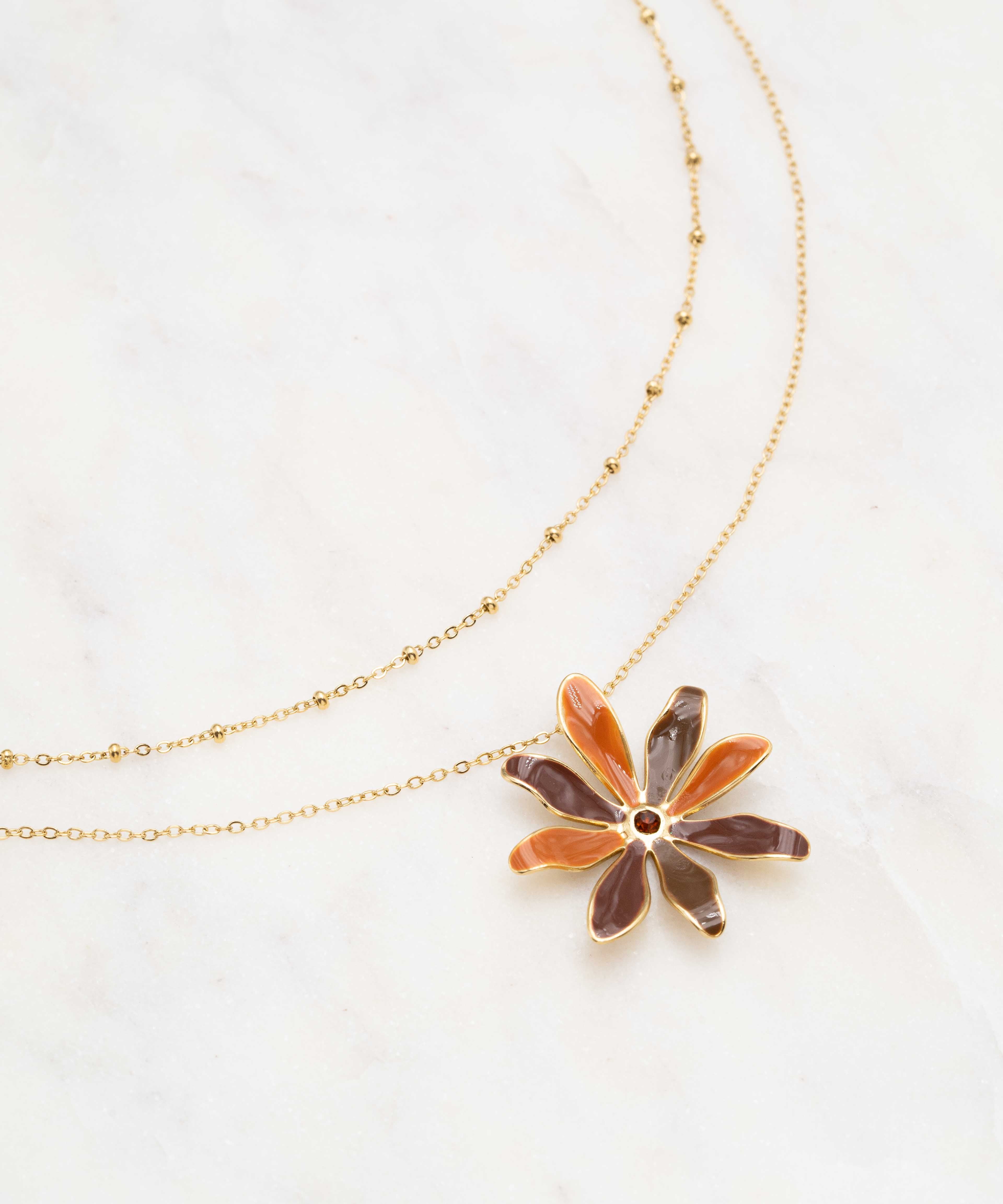 Collier Ikita Paris - Blomst MULTIRANGS