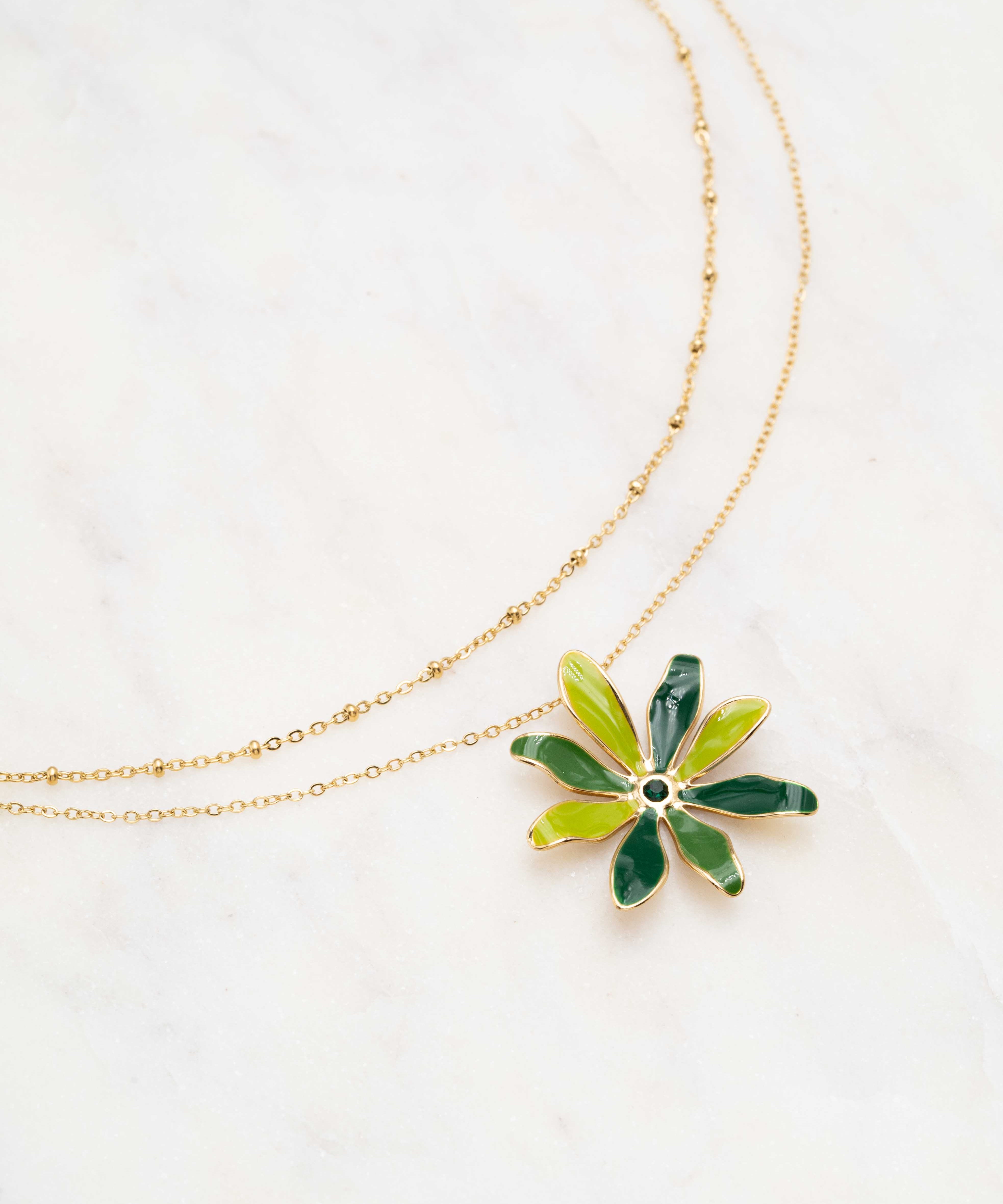 Collier Ikita Paris - Blomst MULTIRANGS
