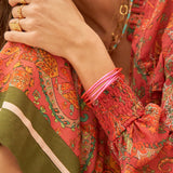 Bracelet Bouddhiste fin - Rose