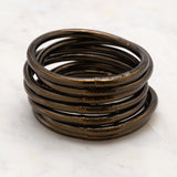 Bracelet Bouddhiste épais - Dark chocolate