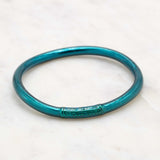 Bracelet Bouddhiste épais - Bleu ocean