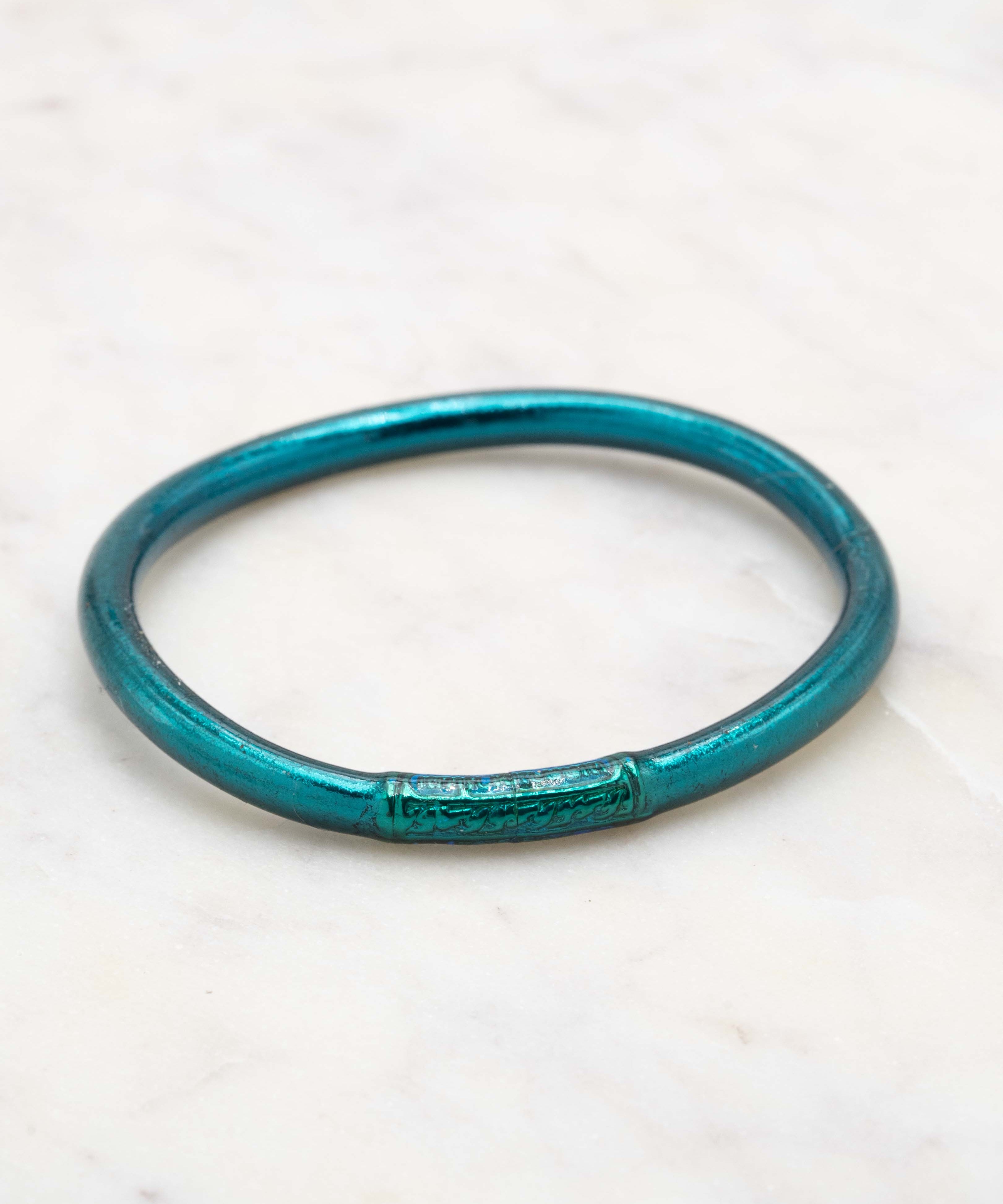Bracelet Bouddhiste épais - Bleu ocean