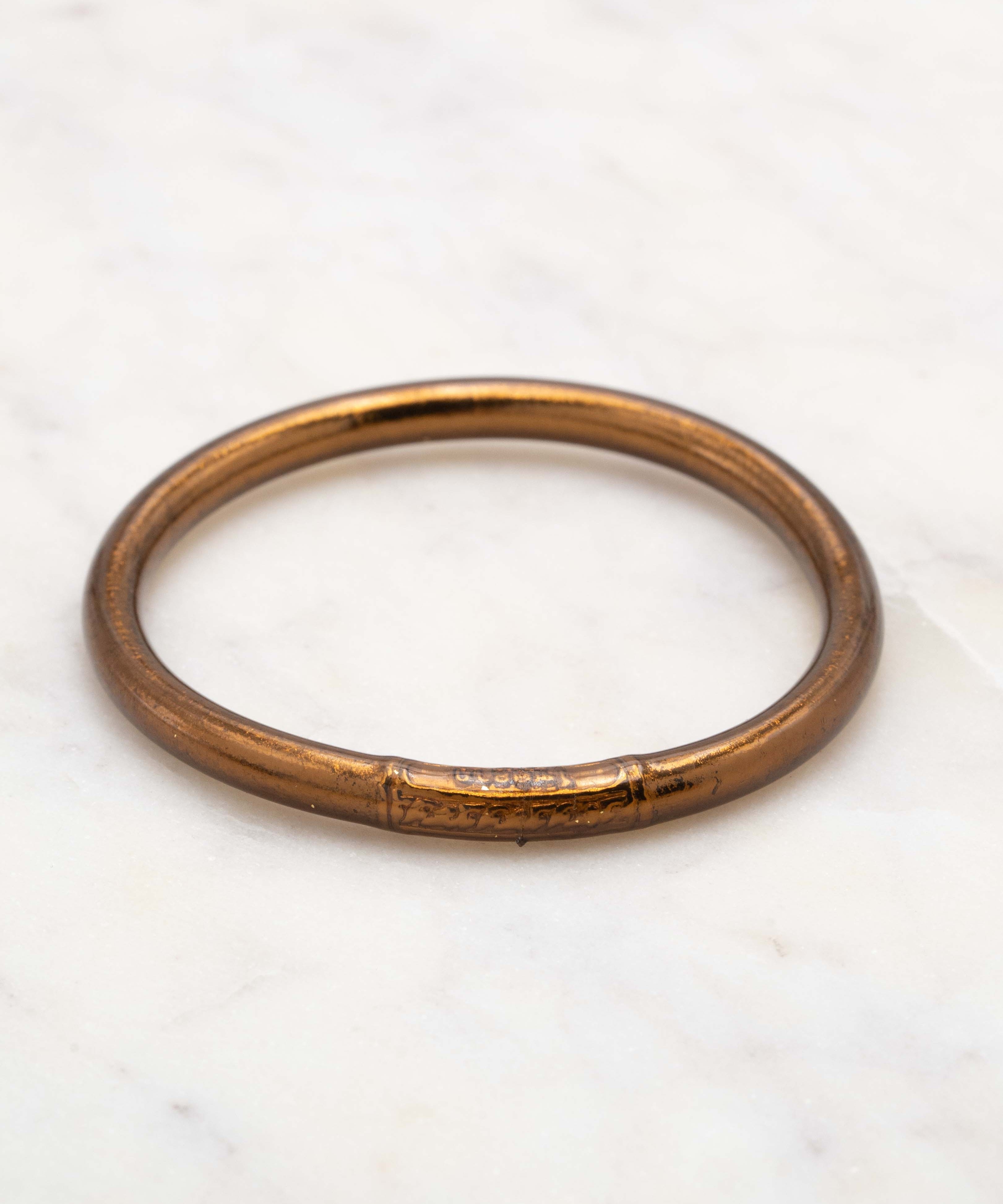 Bracelet Bouddhiste épais - Milk Chocolate
