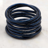 Bracelet Bouddhiste épais - Bleu nuit