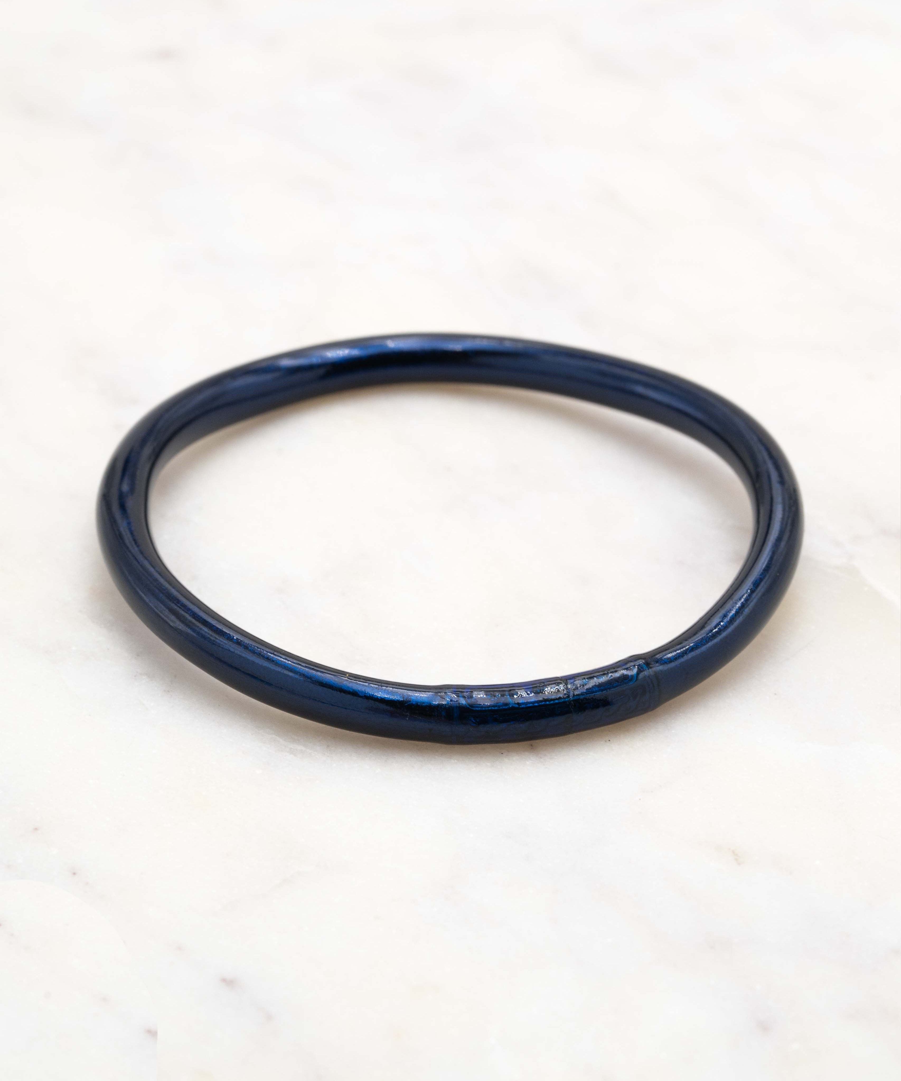 Bracelet Bouddhiste épais - Bleu nuit