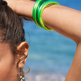 Bracelet Bouddhiste Rainbow Ikita Lot de 5 - Vert