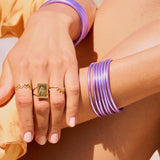 Bracelet Bouddhiste fin - Violet