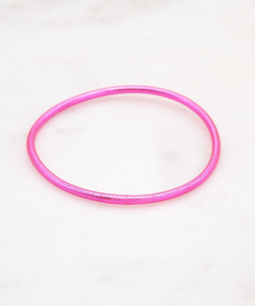 Bracelet Bouddhiste fin - Fuchsia
