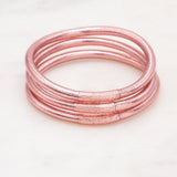 Bracelet  Bouddhiste épais - Rose Gold