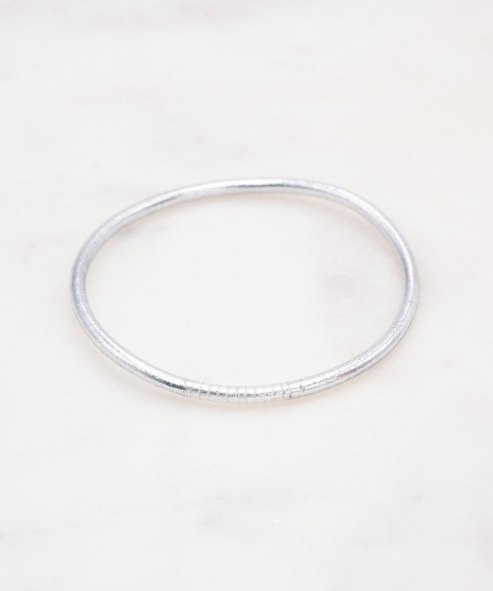 Bracelet Bouddhiste fin - Argenté