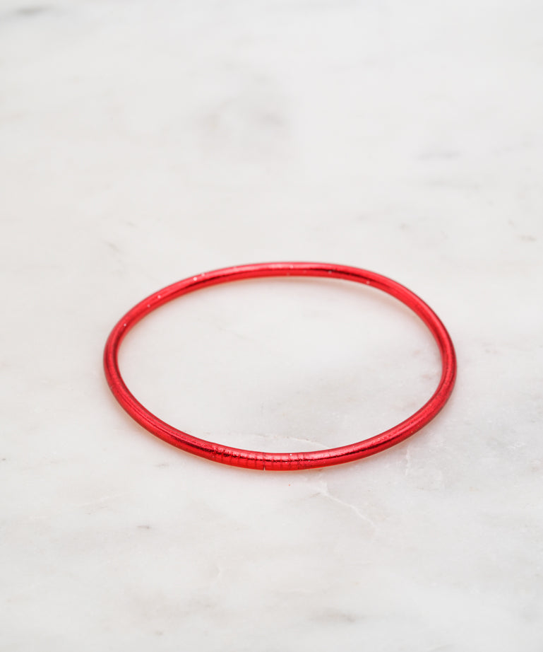 Bracelet Bouddhiste fin - Rouge Clair