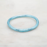 Bracelet Bouddhiste épais - Bleu ciel