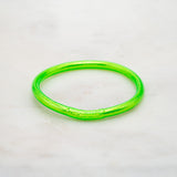 Bracelet Bouddhiste épais - Vert fluo