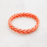 Bracelet Bouddhiste Tressé  - Saumon