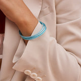 Bracelet Bouddhiste fin - Bleu ciel